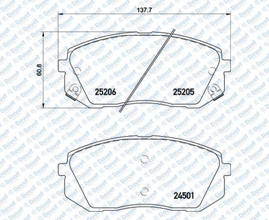 VALEO 670790 On Fren Balatasi Hyundai Tucson 15- Kia Sportage 18-